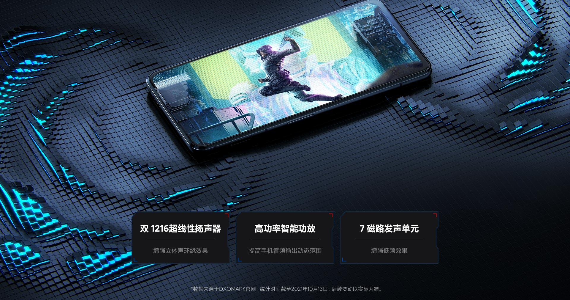 Loa kép của điện thoại Xiaomi Black Shark 4S 2021